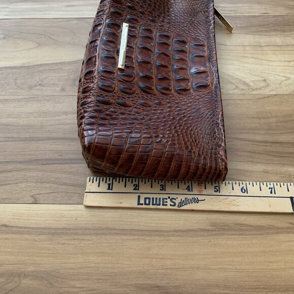 Brahmin Kayla Wristlet in Pecan Melbourne - Picture 12 of 12